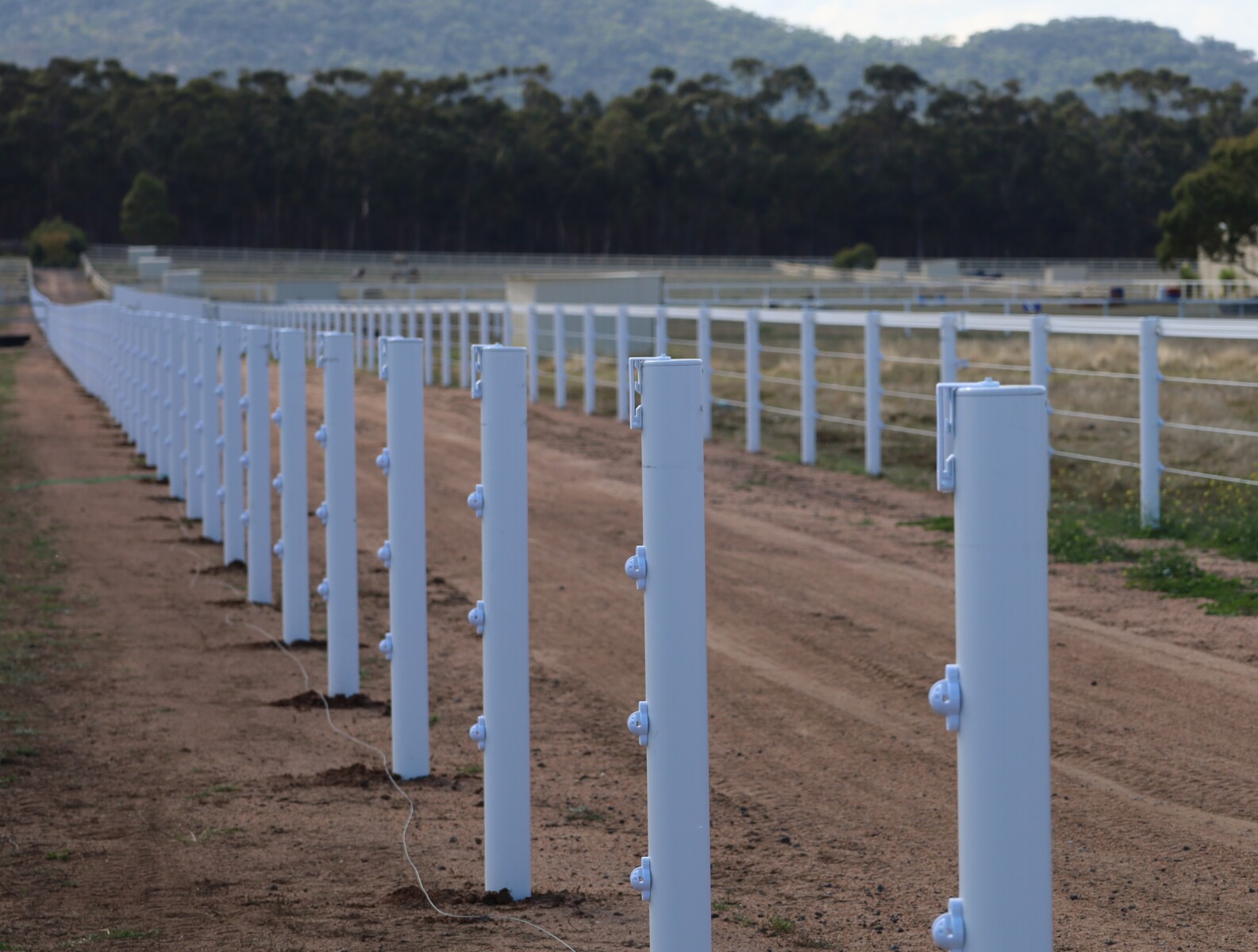 Premium PVC Round Fencing Post - Image 2