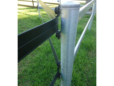 End Assembly using Duncan Equine Steel Strainer Post