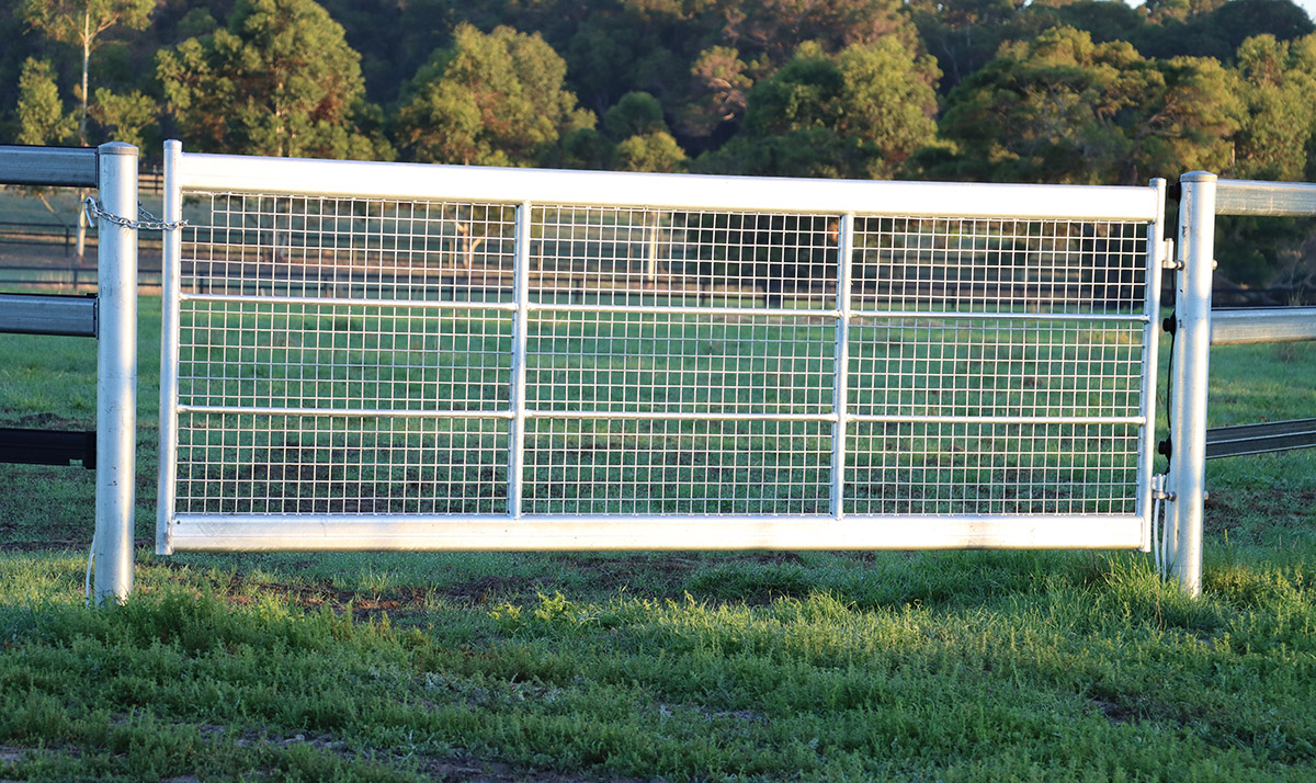 Horse safe gates not powder coated