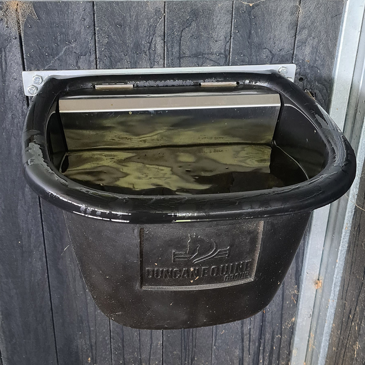 Plastic horse water trough