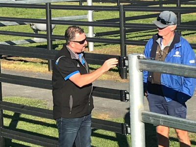 Horse Fencing consult provided as part of every installation Ben Duncan from Duncan Equine consults with a new client